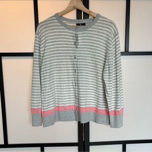 GAP girls stripes cardigan sweater. Size XXL. NWT